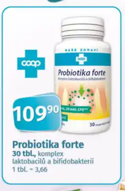 COOP TIP Probiotika forte nabídka