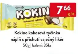 Qanto Kokino kokosová tyčinka náplň s příchutí vaječný likér nabídka
