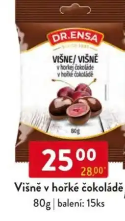 Qanto DR.ENSA Višně v hořké čokoládě nabídka