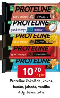 Qanto Proteline čokoláda, kokos, banán, jahoda, vanilka nabídka