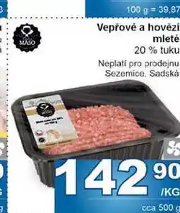 Jip Vepřové a hovězí mleté 20% tuku nabídka