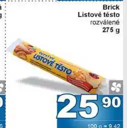 Jip Brick Listové těsto rozválené nabídka