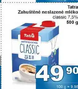 Jip Tatra Zahuštěné neslazené mléko classic 7,5% nabídka