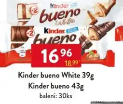 Qanto Kinder bueno White Kinder bueno nabídka