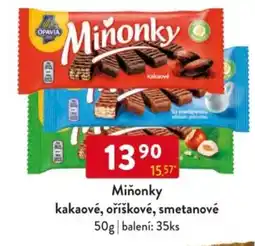 Qanto Miňonky kakaové, oříškové, smetanové nabídka