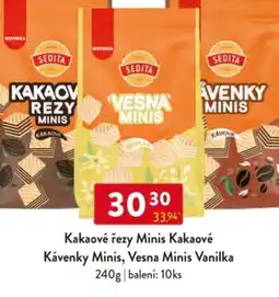 Qanto Kakaové řezy Minis Kakaové Kávenky Minis, Vesna Minis Vanilka nabídka