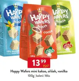 Qanto Happy Wafers mini kakao, oříšek, vanilka nabídka
