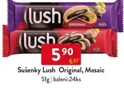 Qanto Sušenky Lush Original, Mosaic nabídka