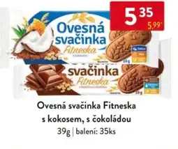 Qanto Ovesná svačinka Fitneska s kokosem, s čokoládou nabídka