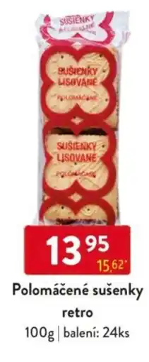 Qanto Polomáčené sušenky retro nabídka