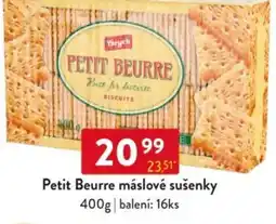 Qanto Petit Beurre máslové sušenky nabídka