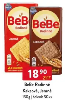 Qanto BeBe Rodinné Kakaové, Jemné nabídka