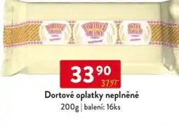 Qanto Dortové oplatky neplněné nabídka