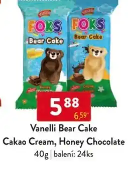 Qanto Vanelli Bear Cake Cakao Cream, Honey Chocolate nabídka