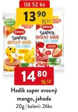 Qanto Hadík super ovocný mango, jahoda nabídka
