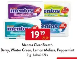 Qanto Mentos Clean Breath Berry, Winter Green, Lemon Melissa, Peppermint nabídka