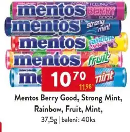 Qanto Mentos Berry Good, Strong Mint, Rainbow, Fruit, Mint nabídka