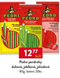 Qanto Pedro pendreky duhové, jablkové, jahodové nabídka