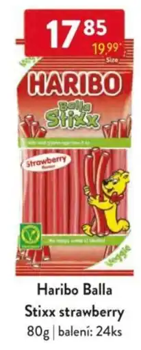 Qanto Haribo Balla Stixx strawberry nabídka