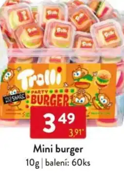 Qanto Mini burger nabídka