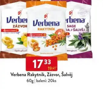 Qanto Verbena Rakytník, Zázvor, Šalvěj nabídka