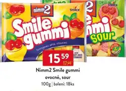 Qanto Nimm2 Smile gummi ovocné, sour nabídka