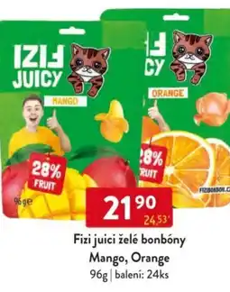 Qanto Fizi juici želé bonbóny Mango, Orange nabídka