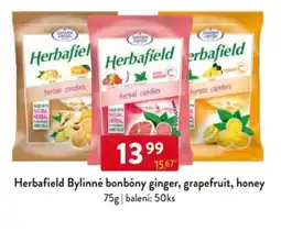 Qanto Herbafield Bylinné bonbóny ginger, grapefruit, honey nabídka