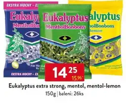 Qanto Eukalyptus extra strong, mentol, mentol-lemon nabídka
