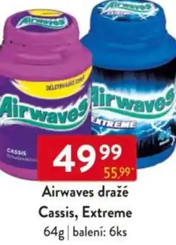 Qanto Airwaves dražé Cassis, Extreme nabídka