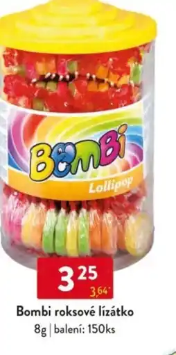 Qanto Bombi roksové lízátko nabídka