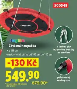 Lidl lupilu Závěsná houpačka nabídka