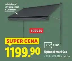 Lidl Upínací markýza nabídka