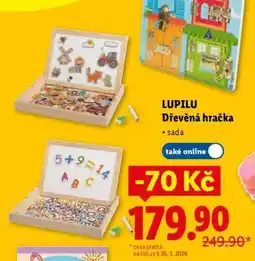 Lidl LUPILU Dřevěná hračka nabídka