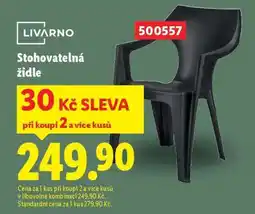 Lidl Stohovatelná židle nabídka
