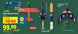 Lidl Raketa/kluzák/větroň nabídka