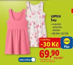 Lidl LUPILU Šaty nabídka