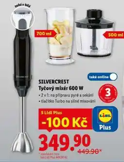 Lidl Silvercrest Tyčový mixér 600 W nabídka