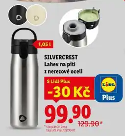 Lidl SILVERCREST Lahev na pití z nerezové oceli nabídka