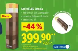 Lidl Stolní LED lampa nabídka