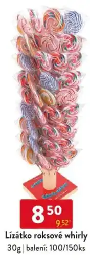 Qanto Lízátko roksové whirly nabídka