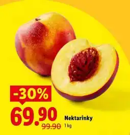 Lidl Nektarinky nabídka