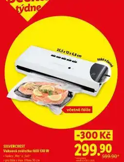 Lidl Silvercrest Vakuová svářečka fólií 130 W nabídka