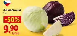 Lidl ZELÍ bílé, červené nabídka