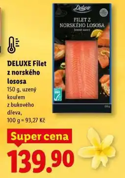 Lidl Deluxe FILET Z NORSKÉHO LOSOSA nabídka