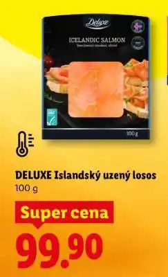 Lidl DELUXE Islandský uzený losos nabídka