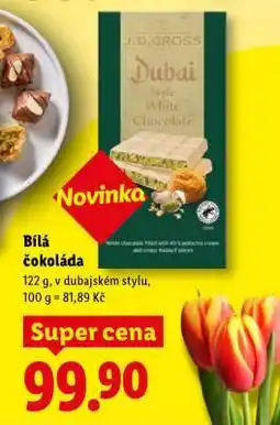 Lidl Bílá čokoláda nabídka
