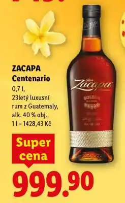 Lidl Zacapa Centenario nabídka