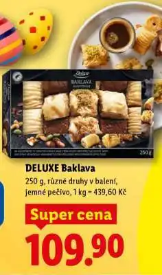 Lidl Deluxe BAKLAVA nabídka