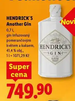 Lidl HENDRICK´S Another Gin nabídka